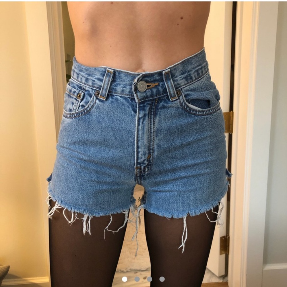 vintage levis  jean shorts